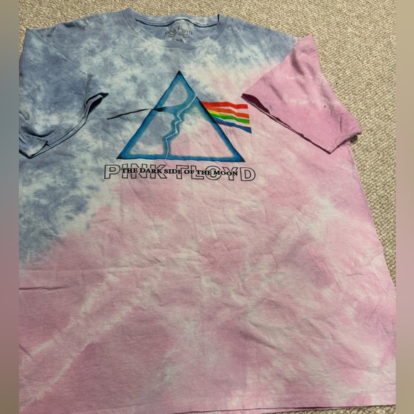 Pink Floyd Other - Pink Floyd   Tie-Dye T-Shirt - Blue and Pink